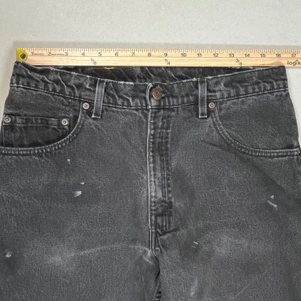 Vtg Levi's 560 Loose Fit Tapered Leg Jeans Mens 32x30 (Tag 34x30) Black‎ 90s USA